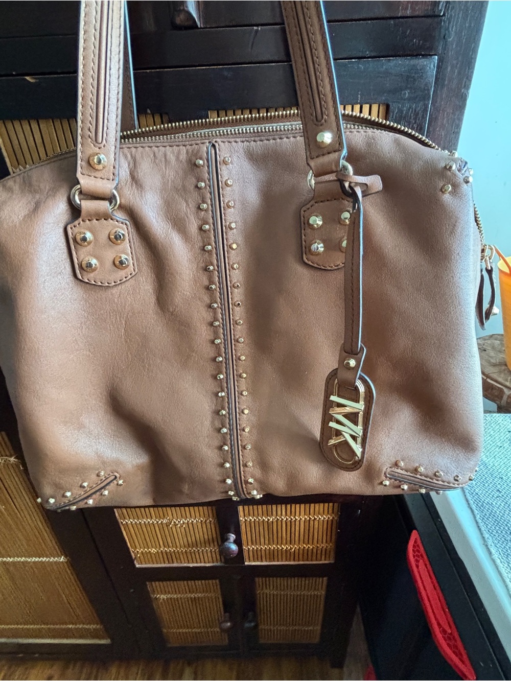 Michael Kors Vintage Astor Re-Edition 2004 bag with gold studded detail NWT